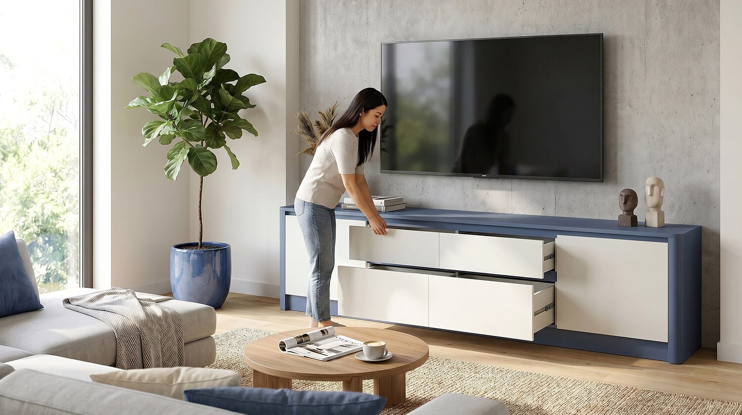 kệ tivi mdf lõi xanh