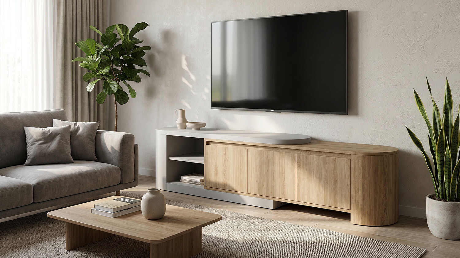 Kệ tivi MDF phủ Melamine