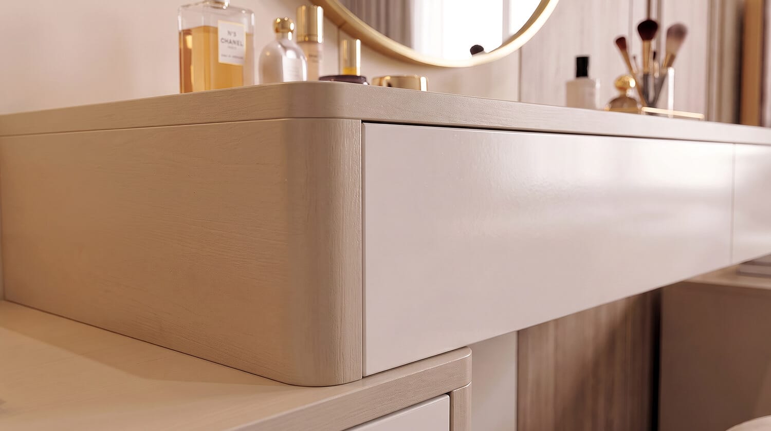 bàn trang điểm mdf