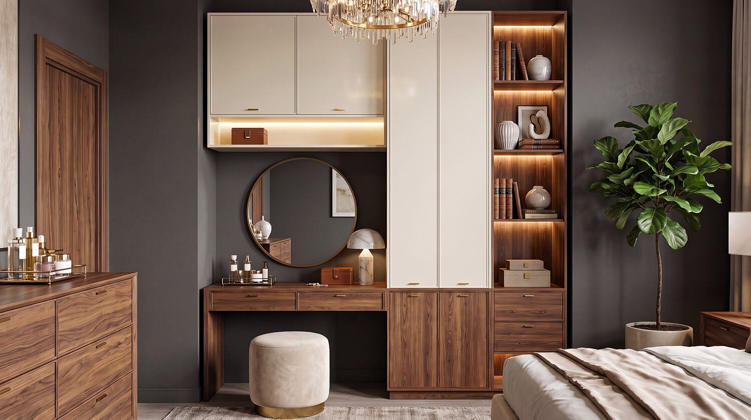 bàn trang điểm Melamine