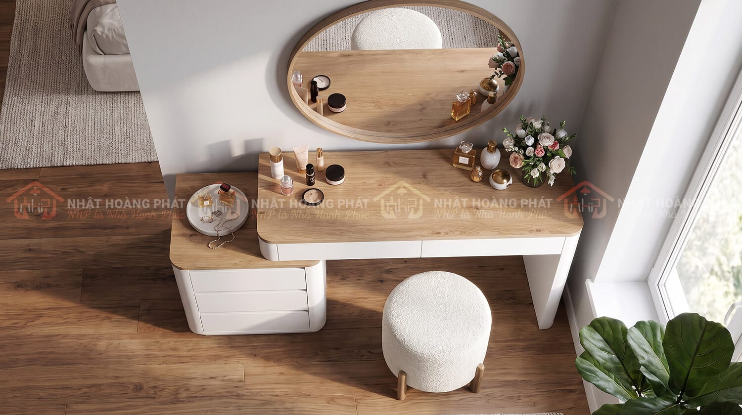 bàn trang điểm mdf melamine